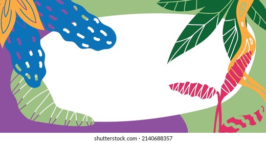 Vector illustration. summer card, abstract summertime backgrounds. Template for your design, sales, social media, web.