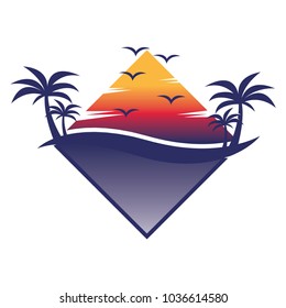 Vector Illustration : Summer Holidays Design