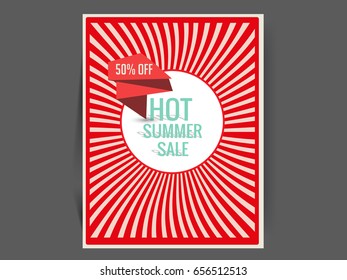 vector Illustration for summer holidays offer.