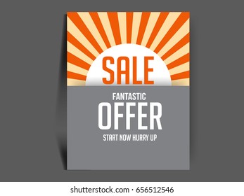 vector Illustration for summer holidays offer.