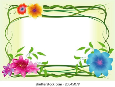 vector illustration "summer letter"
