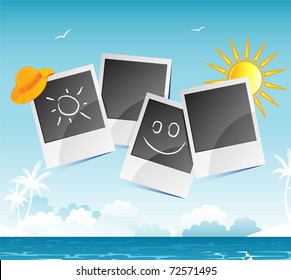 Vector illustration of Summer photo