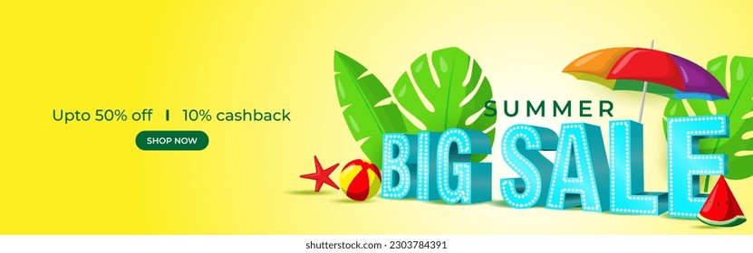Vector illustration of Summer Sale social media story feed set mockup template