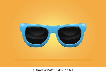 vector illustration of summer sunglasses background