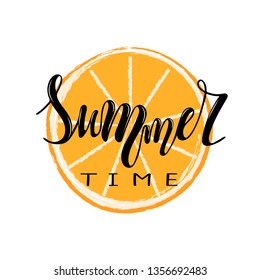 Vector illustration of summer text. Text design for banner templates, cards, covers, invitations, posters. Eps 10 