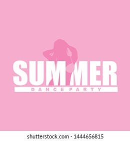 Vector illustration with summer theme