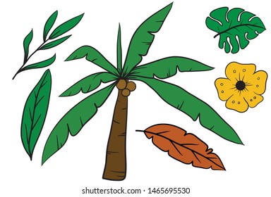 Vector illustration of summer vacation