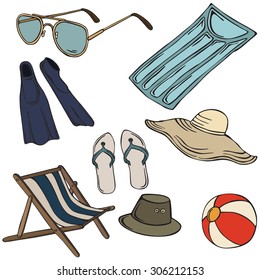 Vector illustration of a summer vacation