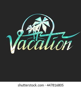 Vector illustration for summer vacation.