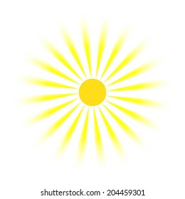 Vector illustration of Sun
