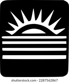 ilustración vectorial del icono solar