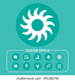 Vector Illustration Sun Icon
