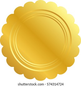 Vector Illustration of Sun Star Icon in yellow