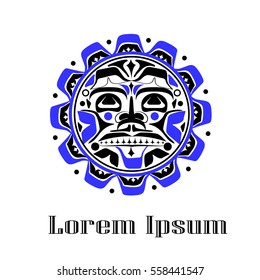 Vector illustration of the sun symbol
