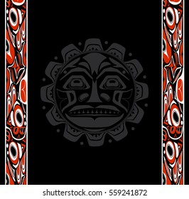 Vector illustration of the sun symbol