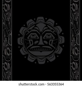 Vector illustration of the sun symbol