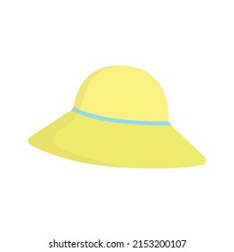 vector illustration sunhat for the beach
