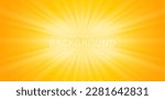 vector illustration of sunray orange background for ecommerce sign retail shopping, advertisement business agency, ads campaign marketing, backdrops space, landing pages, header webs, motion animation