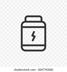 Vector illustration of supplement 
 icon in dark color and transparent background(png).