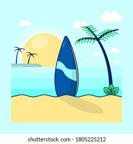 Sea View Summer Water Play Equipment Stock Vector (Royalty Free ...