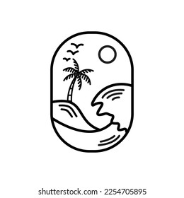 Ilustración vectorial diseño de la placa de navegación. Para impresiones de camisetas, carteles, pegatinas y otros usos.