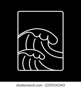 Vector illustration surfing theme badge design. For t-shirt prints, posters, stickers and other uses.	