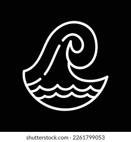 Vector illustration surfing theme badge design. For t-shirt prints  posters  stickers and other uses.