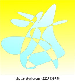 Vector illustration with surprised imagination