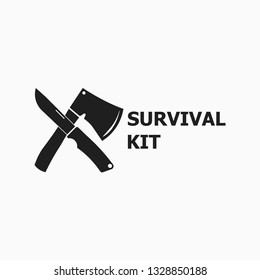 Vector illustration of a survival kit