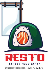 Vector illustration of sushi logo