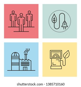 VECTOR ILLUSTRATION OF SUSTAINABILITY ICON CONCEPT