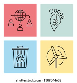 Vector Illustration And Sustainability Icon Concept
