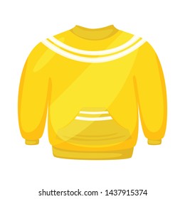 Vector illustration of sweater and cozy symbol. Set of sweater and winter stock vector illustration.