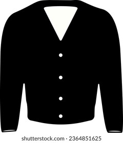 vector illustration of a sweater on a transparent background