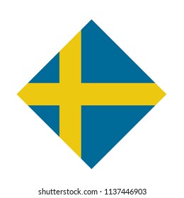 vector illustration of Sweden flag