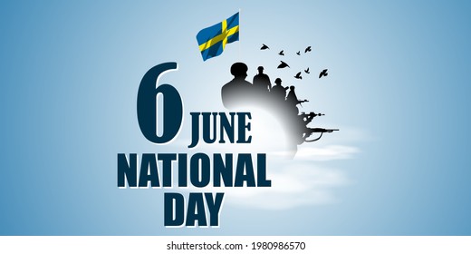 vector illustration  for Sweden national day 
