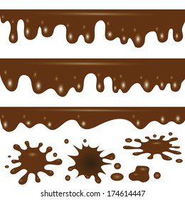 Vector Illustration with Sweet Chocolate  for Your Design