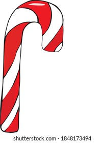 Vector illustration of a sweet Lollipop without a background. Suitable for website design, web design, children's books, printing on textiles