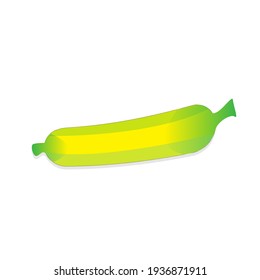 Vector illustration of sweet ripe banana which serves to improve health as it is rich in fiber.
