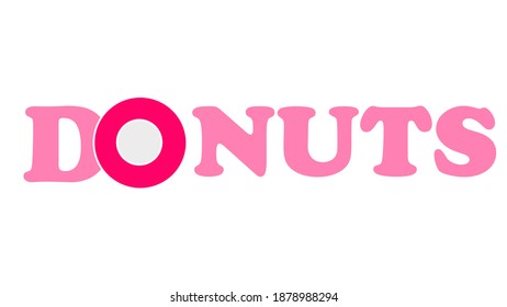 Vector illustration of the sweet snack Donut