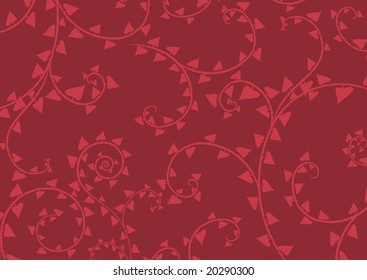 Vector illustration of swirl background in the red colours