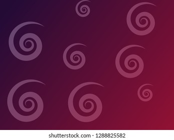 Vector illustration for swirl design. Swirling radial pattern gradient background. Vortex starburst spiral twirl square. Helix rotation rays. Converging psychedelic scalable stripes