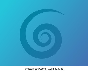 Vector illustration for swirl design. Swirling radial pattern gradient background. Vortex starburst spiral twirl square. Helix rotation rays. Converging psychedelic scalable stripes