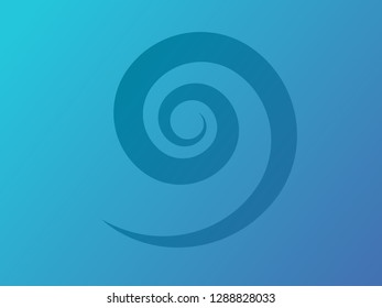 Vector illustration for swirl design. Swirling radial gradient background. Vortex starburst spiral twirl square. Helix rotation rays. Converging psychedelic scalable stripes. Fun sun light beams.