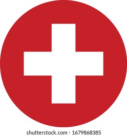 Vector Illustration Of Swiss Flag