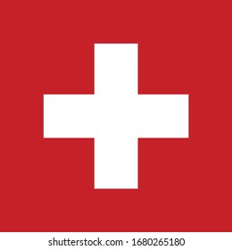 Vector Illustration Of Swiss Flag