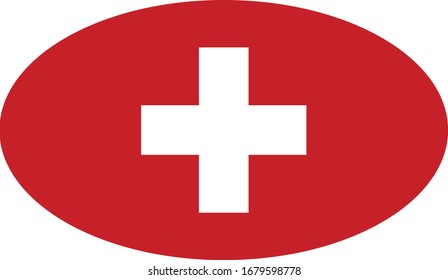 vector illustration of Switzerland flag