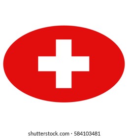 vector illustration of Switzerland flag