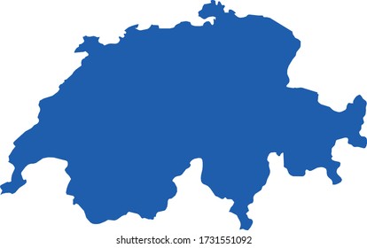 Vektorgrafik der Schweiz
