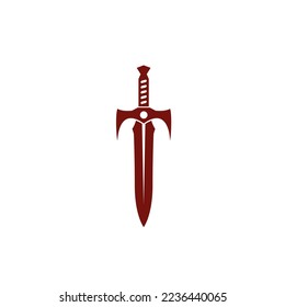 vector illustration of a sword. good used for your logo or product